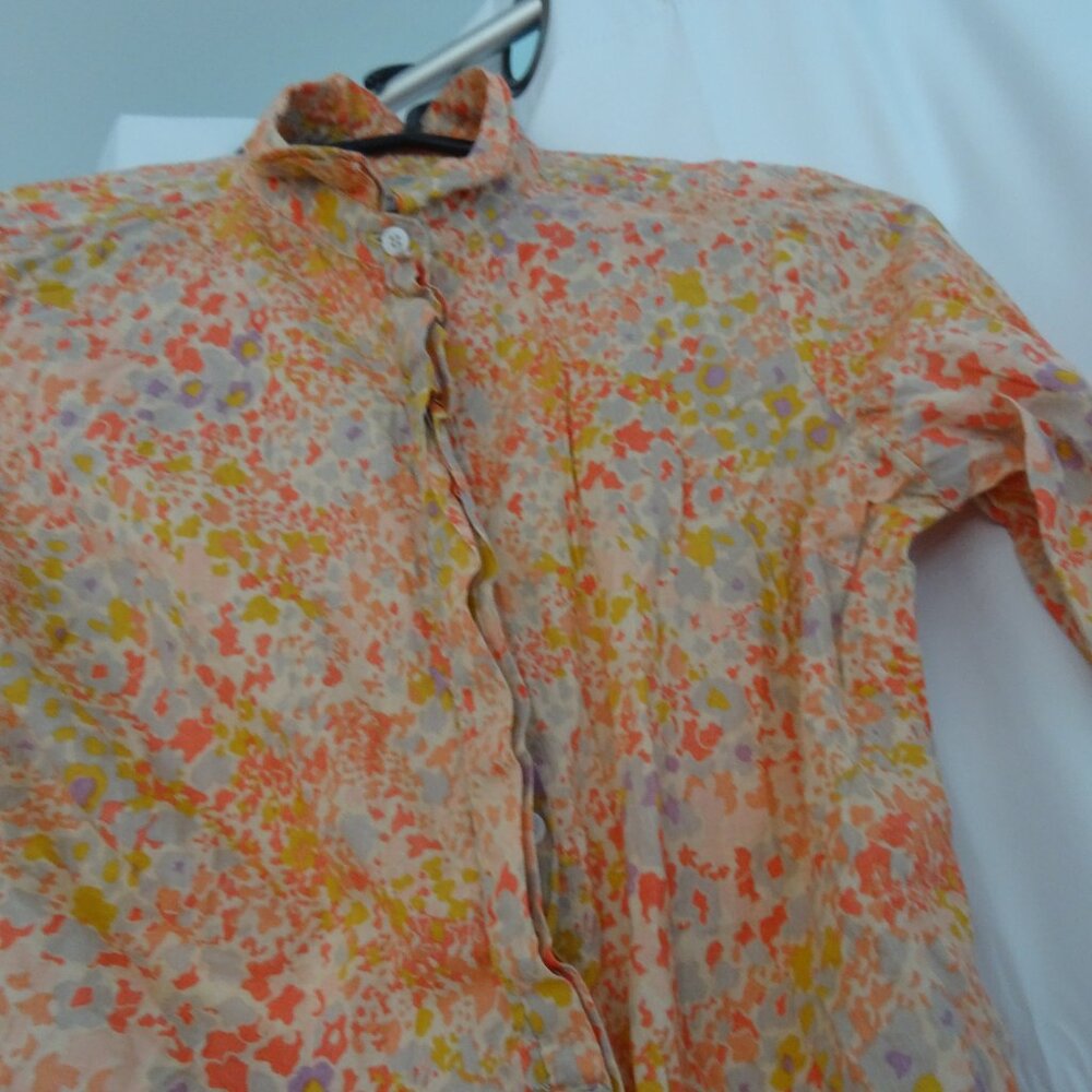 womens vintage floral blouse love 21 size medium
